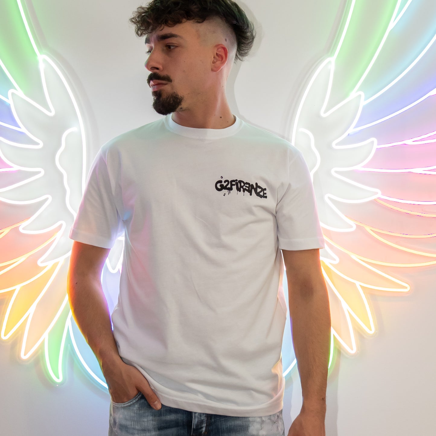 t shirt bianca e nera g2 firenze