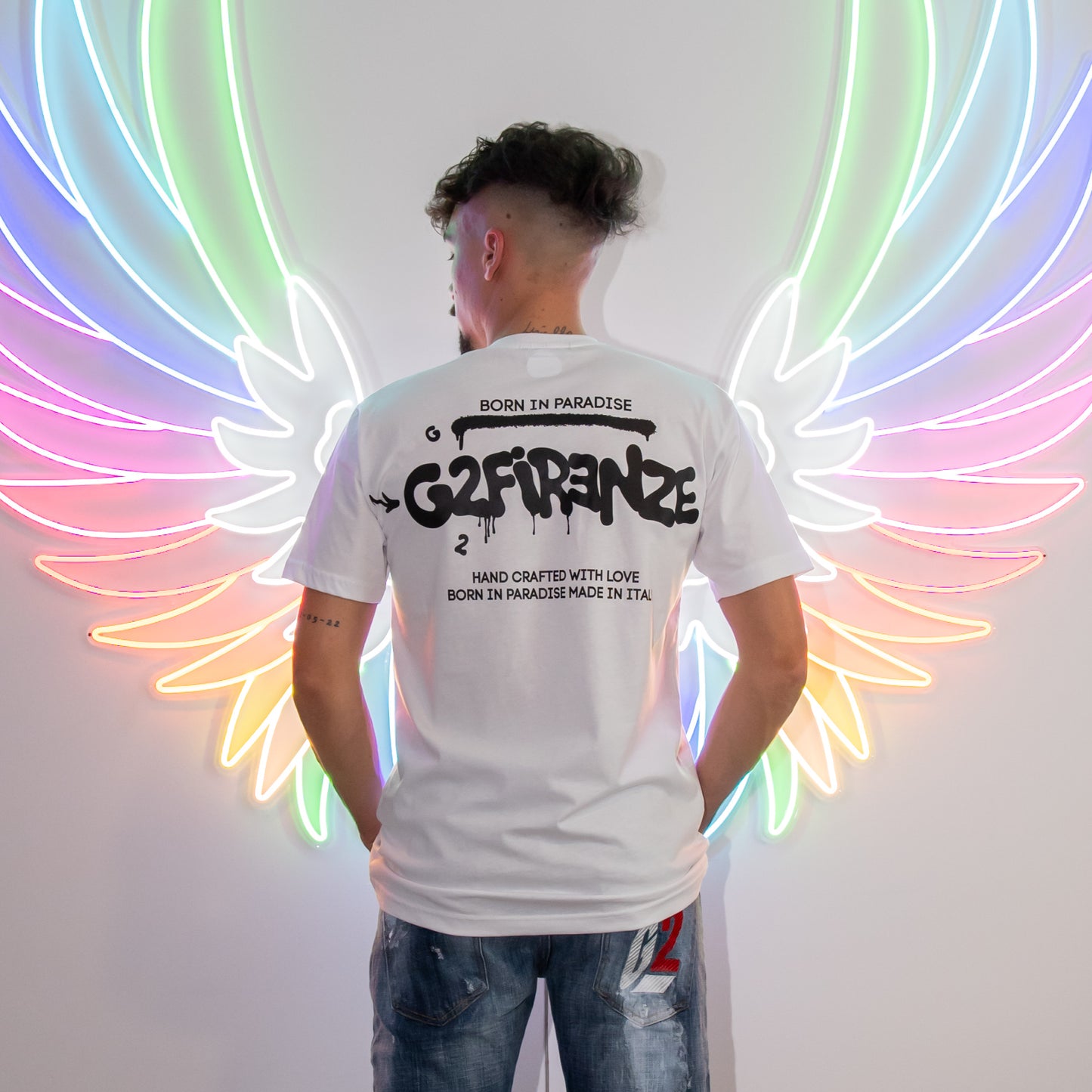 t shirt bianca e nera g2 firenze