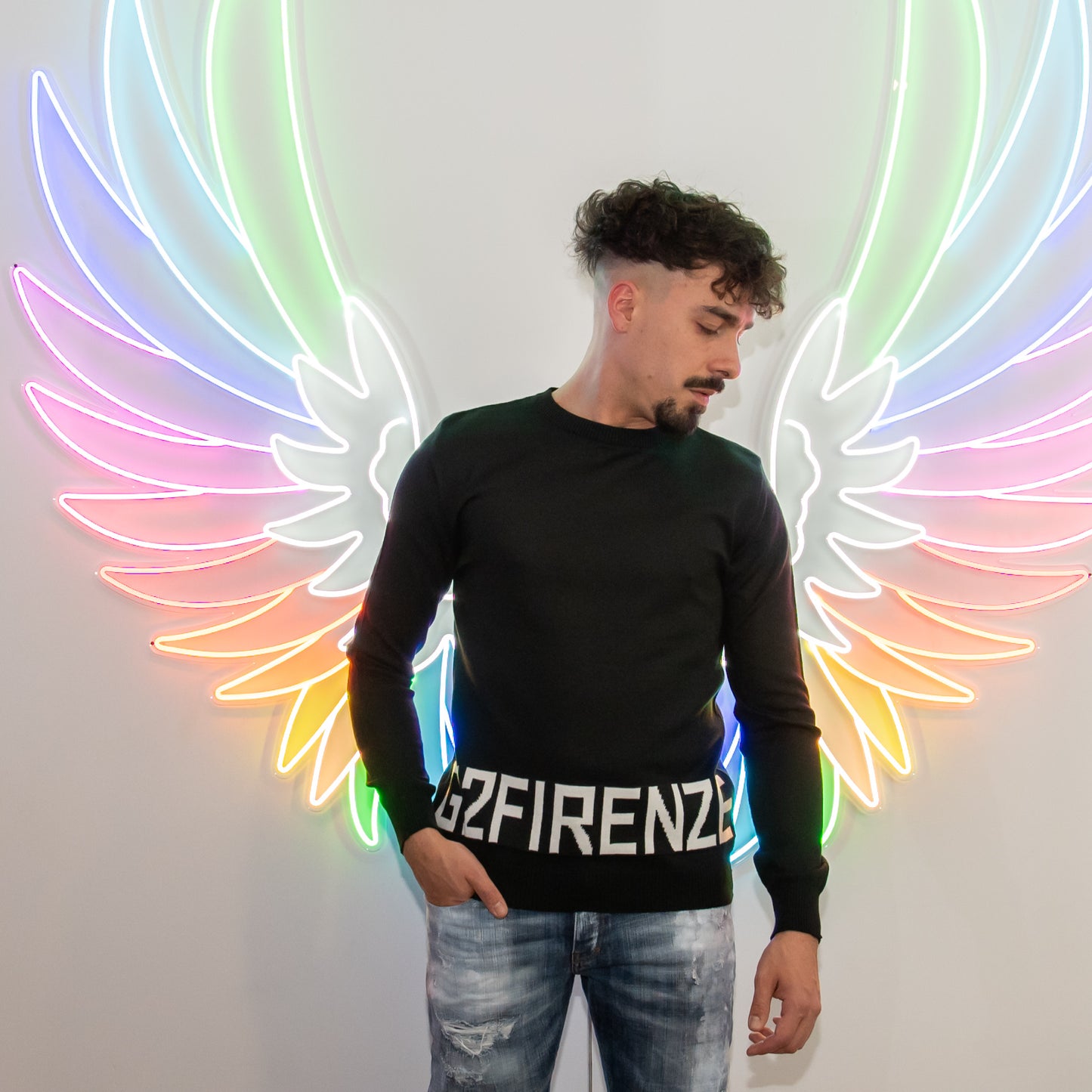 Maglione nero g2 firenze