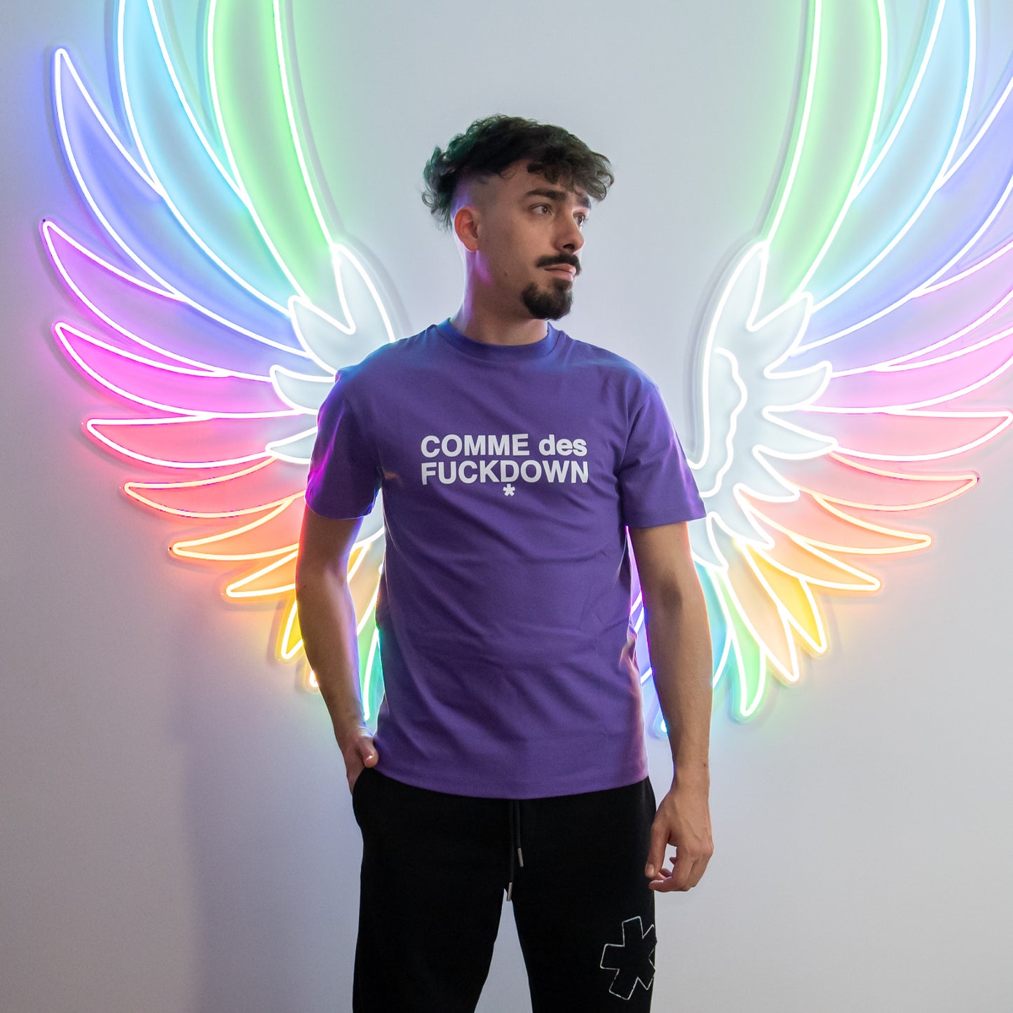 T shirt viola comme des fuckdown